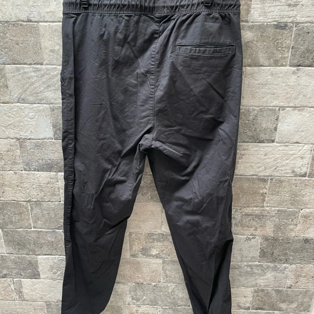 ❤️ GAP MENS BLACK TWILL JOGGER WITH GAPFLEX SIZE SMALL NEW